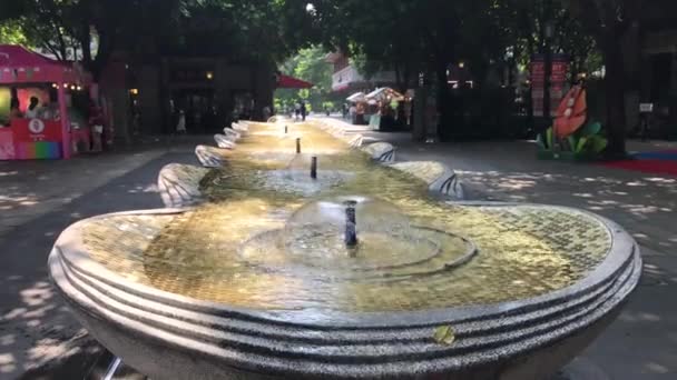 Lingnan Tiandi Park Situé Dans Rue Zumiao Foshan City District — Video