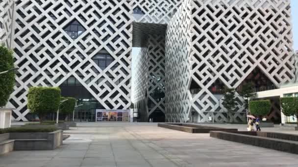 Gran Teatro Foshan China Provincia Guangdong Ciudad Foshan Distrito Shunde — Vídeo de stock