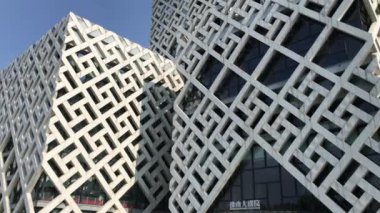 Foshan Büyük Tiyatrosu. Çin, Guangdong eyaleti, Foshan şehri, Shunde bölgesi. Tarih: 08 Ağustos 2019