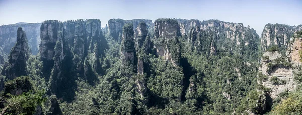 Panorama Van Zhangjiajie Mountains Provincie Hunan China — Stockfoto