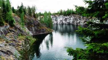 Karelya mermer ocağı doğası