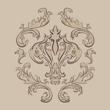 Tracery süs vintage desen. Vektör. Arka plan. Soyut.