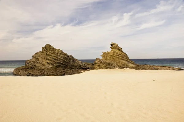 Пейзажи португальского побережья Алентеяна — стоковое фото