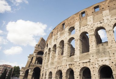 Roma Kolezyum tarihi anıt şehir amblemi