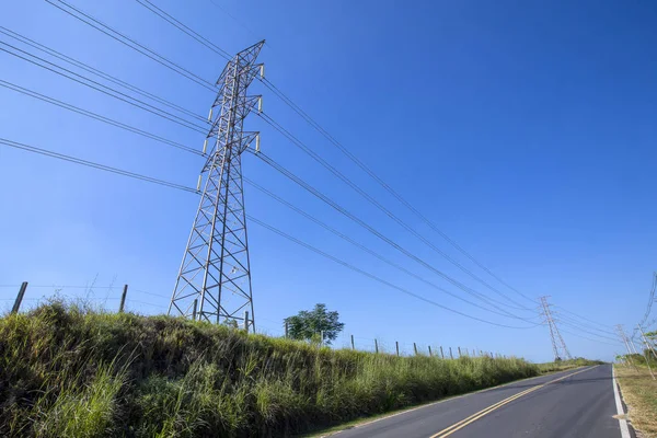 Electric power transmission towers