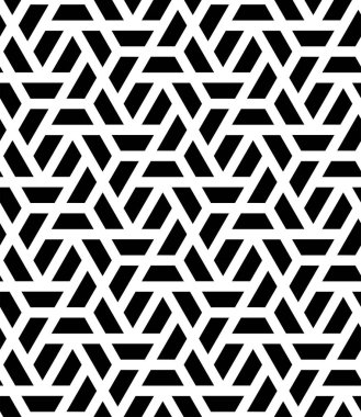 Altıgen geometrik sorunsuz vektör desen. Modern şık doku.