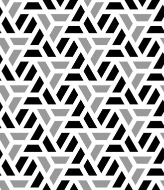 Altıgen geometrik sorunsuz vektör desen. Modern şık doku.