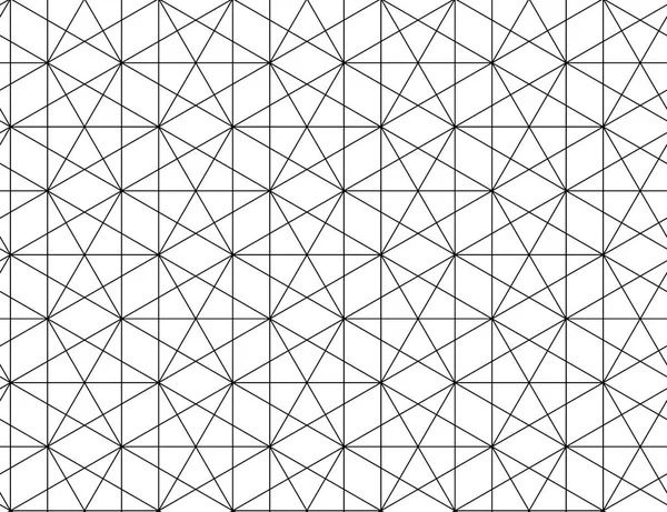 Кассета Linear Seamless Vector Pattern Текстура Монохромного Меша Тенденция Геометрического — стоковый вектор