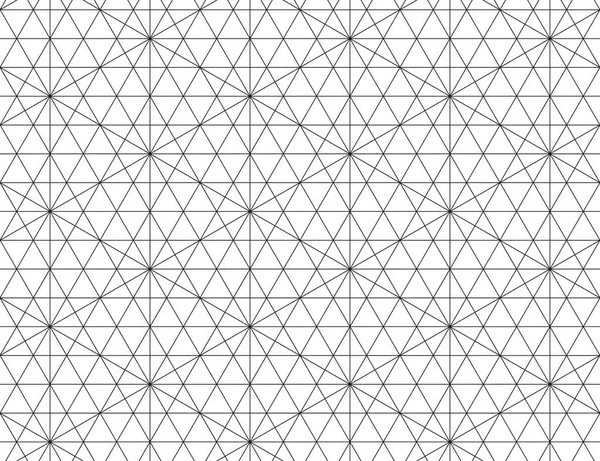 Кассета Linear Seamless Vector Pattern Текстура Монохромного Меша Тенденция Геометрического — стоковый вектор