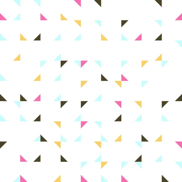 Rotera Triangel Rutnät Sömlös Geometriska Mönster Vektor — Stock vektor