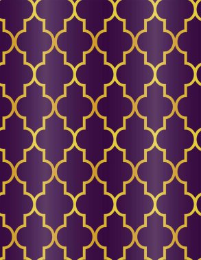 Klasik arabesk sorunsuz vektör desen. Altın zarif dekoratif doku. Wallpapper, kapak arka plan