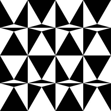 Optik Art sorunsuz vektör desen. Yanılsama tek renkli doku. Stiped satırları geometrik arka plan