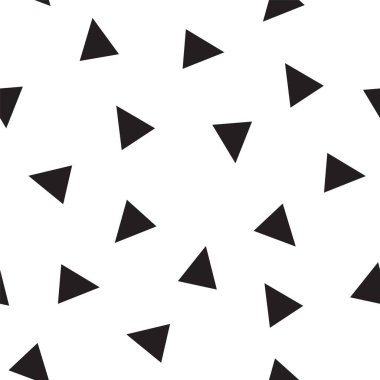 Memphis sanat çift üçgen doku. Geometrik sorunsuz vektör desen.