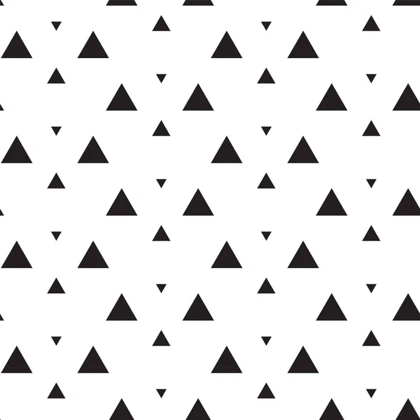 Memphis Art Doble Triangle Texture Patrón Geométrico Del Vector Seamless — Vector de stock