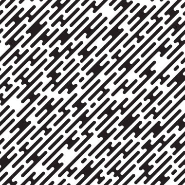 Yuvarlanmış çizgiler çapraz geçiş doku. Sorunsuz vektör desen