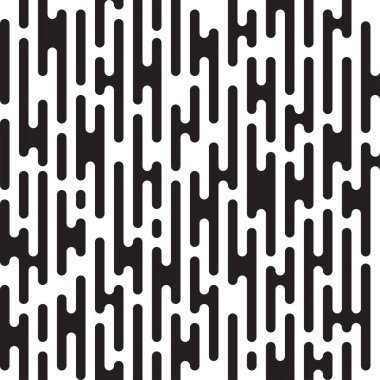 Yuvarlanmış çizgiler dikey geçiş doku. Sorunsuz vektör desen