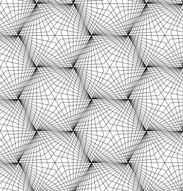 Altıgen Saemless vektör desenindeki sınırlarından