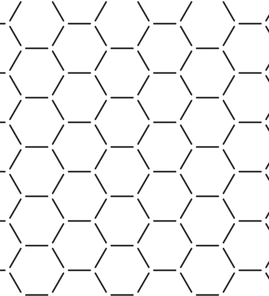 Auslaufendes Hexagon Zell Nahtloses Vektormuster — Stockvektor