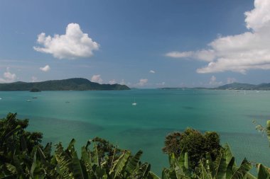 Güzel sakin deniz turkuaz su