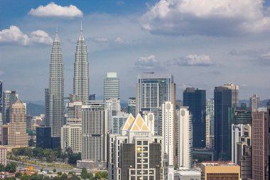 Modern mimari Kuala Lumpur. Otelden görüntülemek 