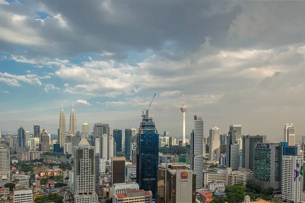 Arquitectura Moderna Kuala Lumpur Vista Desde Hotel — Foto de Stock