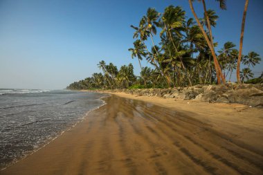 Güzel tropikal tatil köyü manzarası