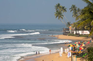 insanlarla güzel tropikal tatil görünümü