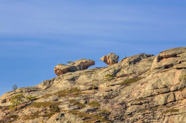 Güzel dağların manzarası 