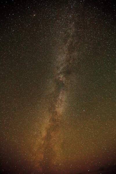 view of night sky with shining stars 