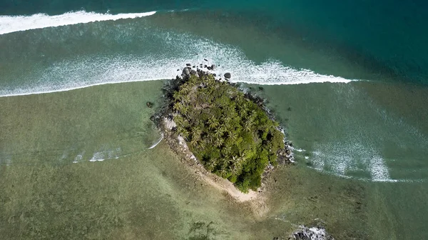 Insula Tropicală Lângă Țărm — Fotografie, imagine de stoc