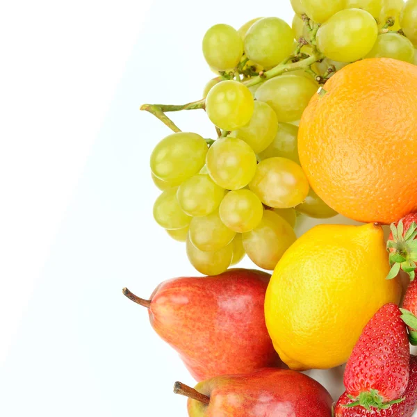 Fruit Bessen Geïsoleerd Een Witte Achtergrond Gezonde Voeding Vrije Ruimte — Stockfoto