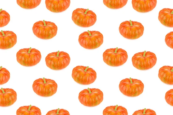 Seamless pattern of pumpkin isolated on a white background. — Stock Photo, Image