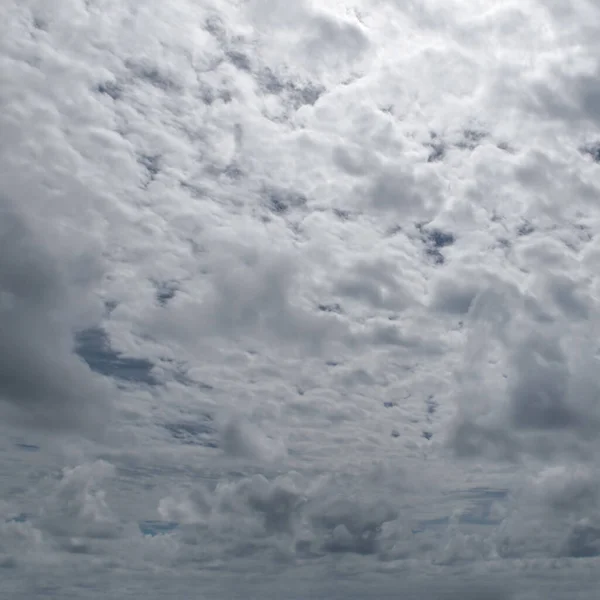 Obloha Šedými Hromadnými Mraky Dramatická Oblačnost — Stock fotografie