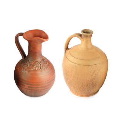 Kil çatallarını beyaz arkaplanda izole et.