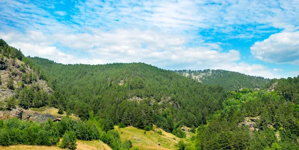 Ett Pittoreskt Bergslandskap Andorra Sommar Brett Foto — Stockfoto