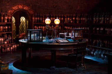 Londom, İngiltere - Şubat 2020: Warner Brothers Stüdyo turnesinde Memorial Picture 