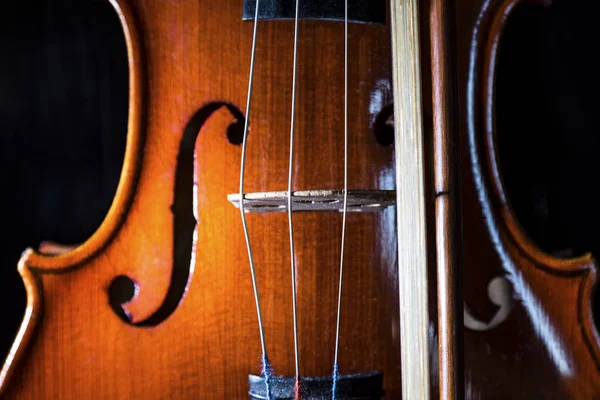 Violin Violin Arc Vintage Close — Stock Photo, Image