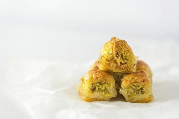 Geleneksel tatlı Baklava, yakın Doğu Türkiye'den izole