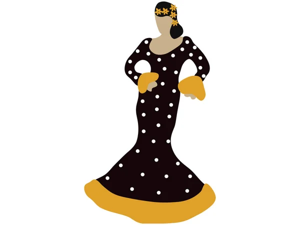 Seville Flamenco Ilustrace Pozadí — Stock fotografie