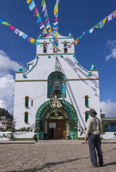 San Juan Chamula Chiapas Mexico Juni 2018 San Juan Chamula — Stockfoto