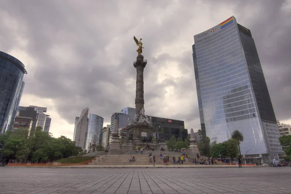 Mexico City Mexico June 2018 Angel Independence Important Monument Paseo — Stock Photo, Image