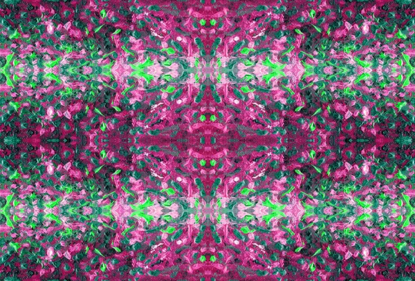 Soyut rengarenk ve renkli desen. Muhteşem çiçek ve bitki. Yağlı boya kabartma dokusu. Sihirli bir atmosfer. Tuval üzerine yağlıboya. Resmin yatay yönlendirme.