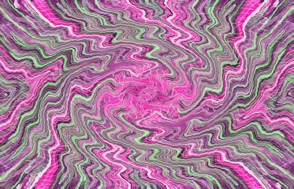 Aquarel Achtergrond Mooi Patroon Van Bewegende Golven Rimpel Fantasie Kleurrijke — Stockfoto