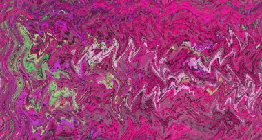 Pastel resim ve dijital teknoloji. Renkli parlak temiz ve sağlam arka plan dalgalı bir desen ile. Şeffaf su dalgaları, dalgaların ve hareketleri motifleri.