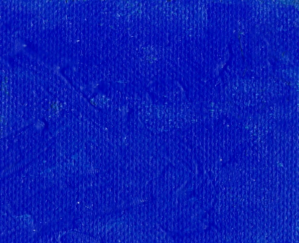 Sfondo Blu Pulito Solido Pittura Olio Tela — Foto Stock