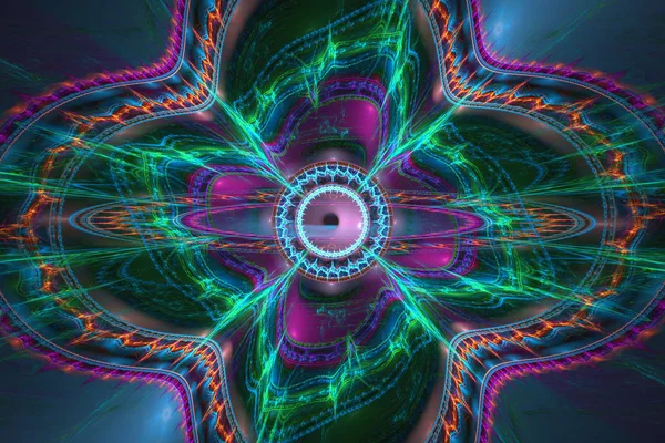Abstrct Digital Artwork Het Thema Van Kosmos Het Universum Supernova — Stockfoto