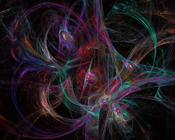 Abstrct Digitala Konstverk Temat För Kosmos Och Universum Vackra Fantastiska — Stockfoto