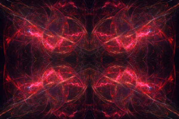 Abstrct Achtergrond Het Thema Van Kosmos Het Universum Symmetrisch Patroon — Stockfoto