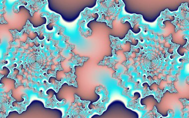 Dijital sanat. Güzel soyut desenler. Doğa ve evren tema. Yosun ve likenler. Fraktal grafik teknolojileri.