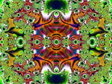 Soyut Dijital sanat. Işık ve renk sıvı damla veya saten ve ipek kumaş kıvrımları bir oyun. Fraktal grafik teknolojisi.